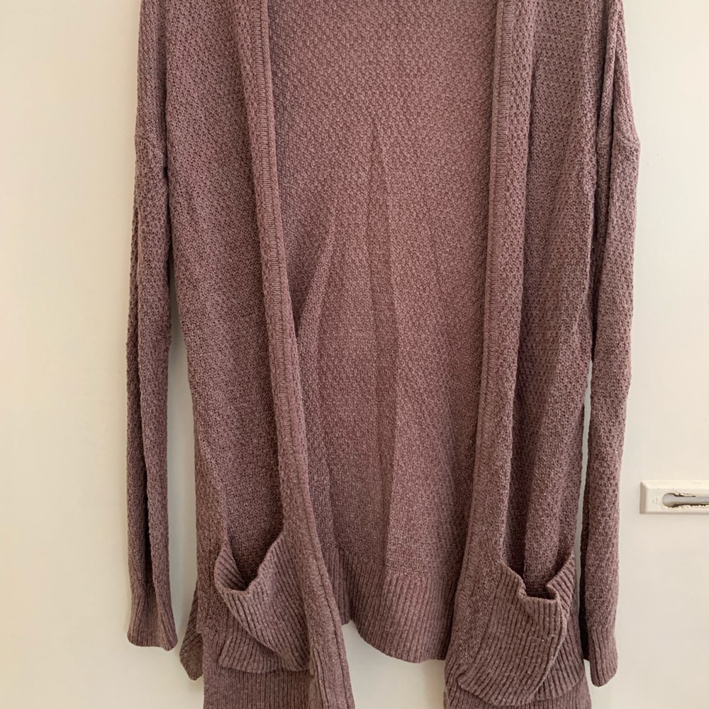 Mauve cardigan